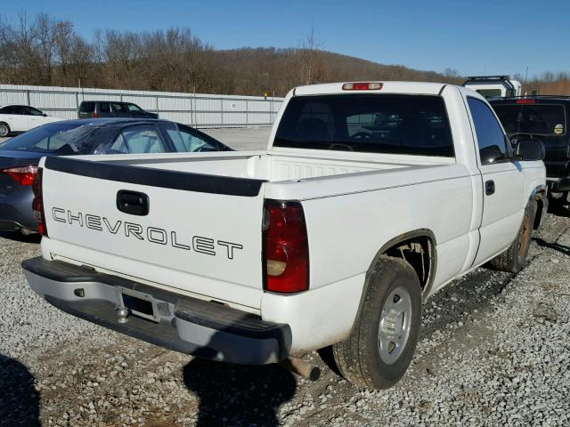 1GCEC14X14Z145463 - 2004 CHEVROLET SILVERADO WHITE photo 4