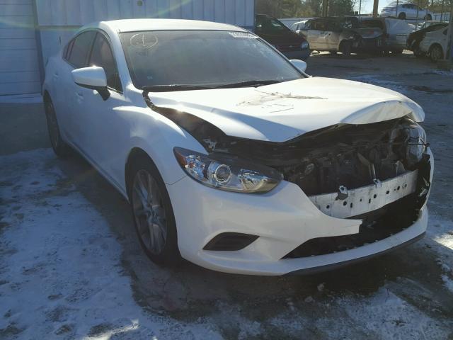 JM1GJ1V64E1134526 - 2014 MAZDA 6 TOURING WHITE photo 1