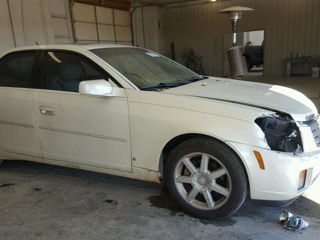 1G6DP577X60128075 - 2006 CADILLAC CTS HI FEA WHITE photo 9