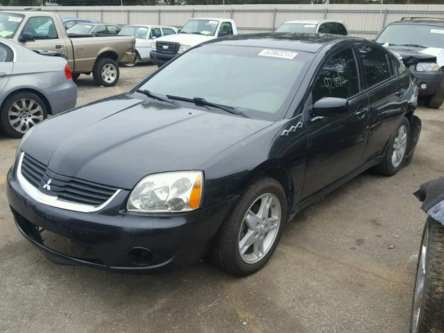 4A3AB36F87E083215 - 2007 MITSUBISHI GALANT ES BLACK photo 2