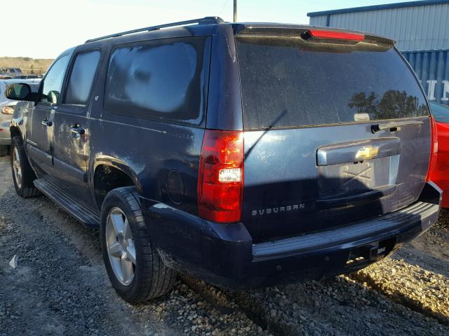 1GNFC16J97R412180 - 2007 CHEVROLET SUBURBAN C BLUE photo 3