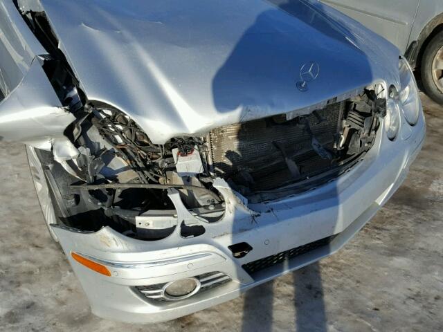 WDBUF87X38B298642 - 2008 MERCEDES-BENZ E 350 4MAT SILVER photo 9