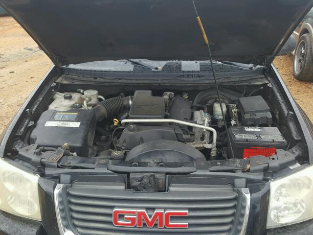 1GKDT13S232351839 - 2003 GMC ENVOY BLACK photo 7