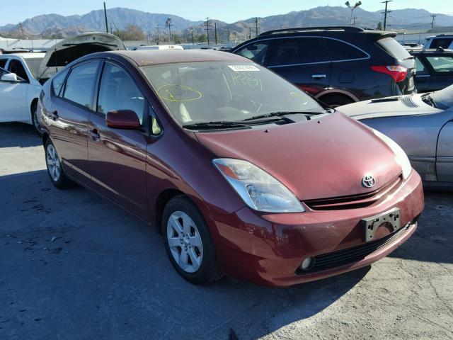 JTDKB20UX57005996 - 2005 TOYOTA PRIUS RED photo 1