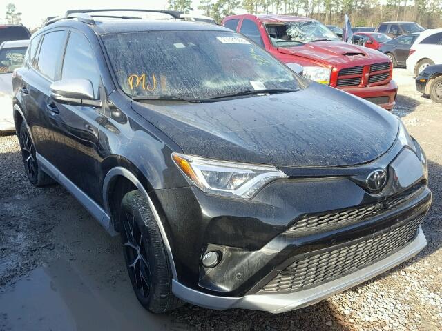 JTMNFREV0GJ070695 - 2016 TOYOTA RAV4 SE BLACK photo 1