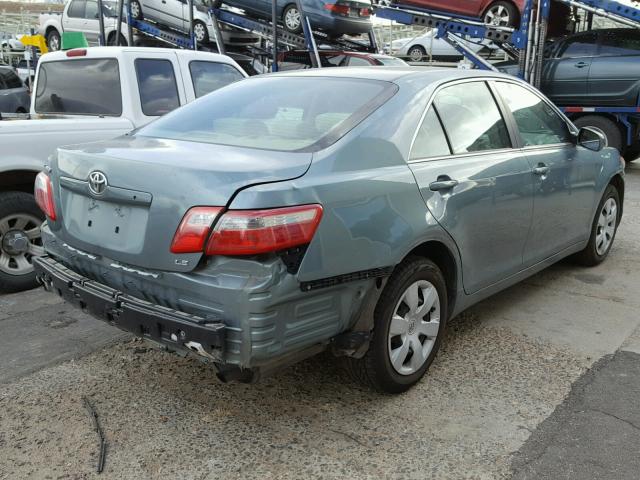 4T1BE46K37U552651 - 2007 TOYOTA CAMRY NEW GREEN photo 4