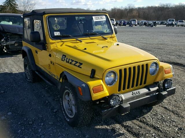 1J4FA39S04P748509 - 2004 JEEP WRANGLER X YELLOW photo 1