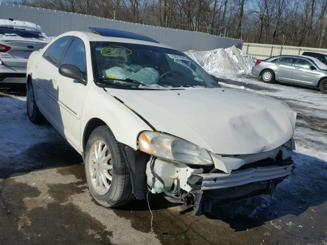 1C3EL56R92N125525 - 2002 CHRYSLER SEBRING LX WHITE photo 1