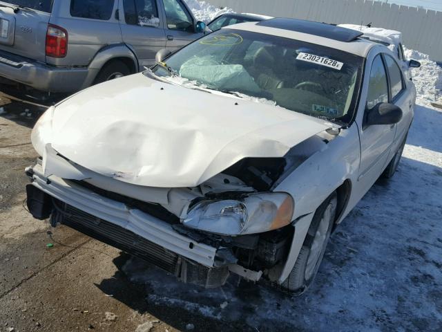 1C3EL56R92N125525 - 2002 CHRYSLER SEBRING LX WHITE photo 2