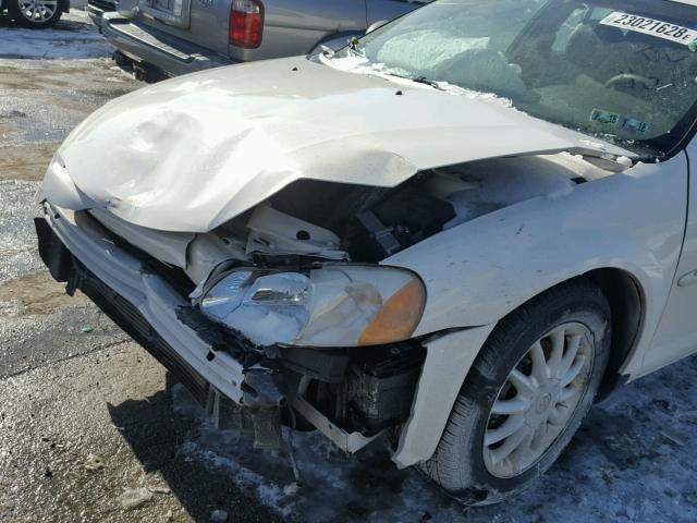 1C3EL56R92N125525 - 2002 CHRYSLER SEBRING LX WHITE photo 9