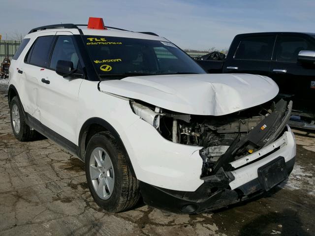 1FM5K7B87DGA54397 - 2013 FORD EXPLORER WHITE photo 1