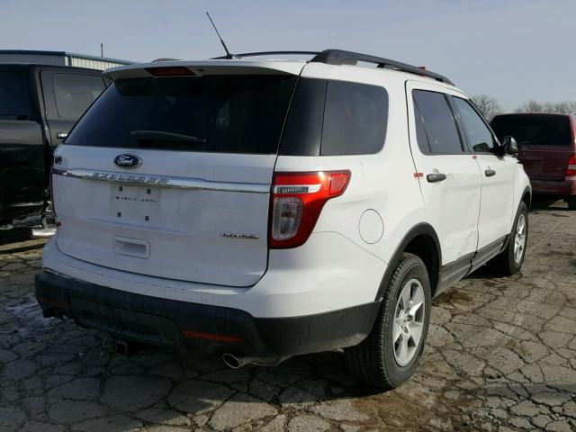 1FM5K7B87DGA54397 - 2013 FORD EXPLORER WHITE photo 4