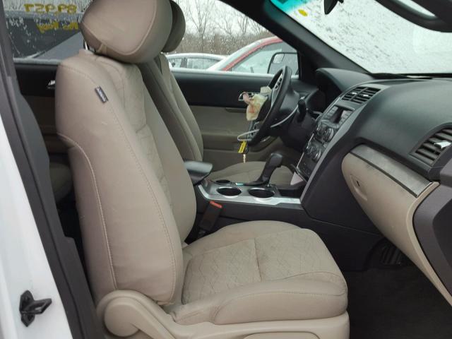 1FM5K7B87DGA54397 - 2013 FORD EXPLORER WHITE photo 5