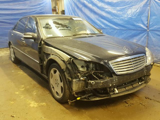 WDBNG76J73A330855 - 2003 MERCEDES-BENZ S 600 BLACK photo 1