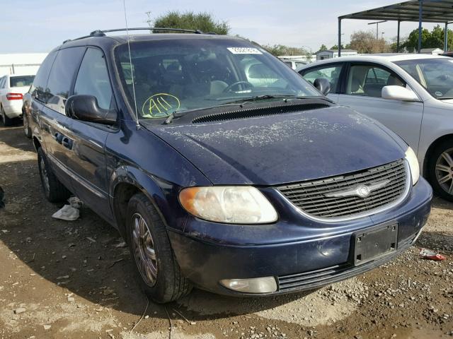 2C8GP64L54R591728 - 2004 CHRYSLER TOWN & COU BLUE photo 1