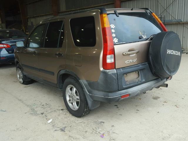 JHLRD788X2C036832 - 2002 HONDA CR-V EX TAN photo 3