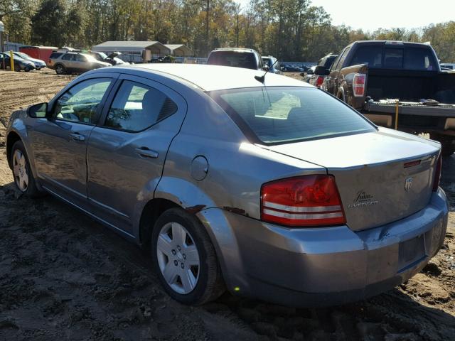 1B3LC46K18N187429 - 2008 DODGE AVENGER SE GRAY photo 3