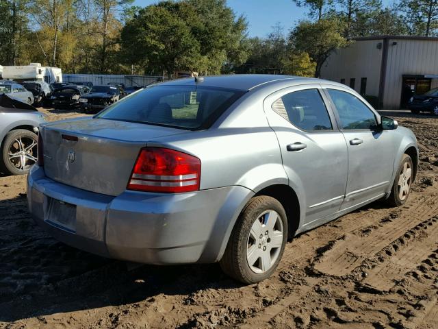 1B3LC46K18N187429 - 2008 DODGE AVENGER SE GRAY photo 4