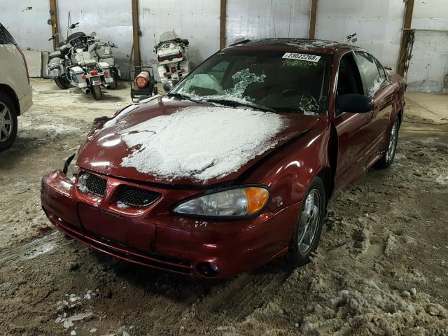 1G2NF52E43C117226 - 2003 PONTIAC GRAND AM S მუქწითელი ფოტო 2