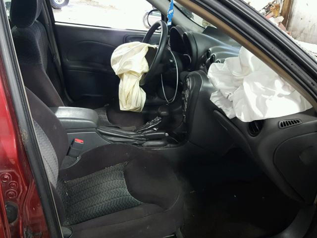 1G2NF52E43C117226 - 2003 PONTIAC GRAND AM S მუქწითელი ფოტო 5