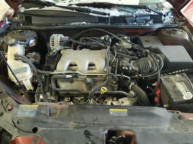 1G2NF52E43C117226 - 2003 PONTIAC GRAND AM S მუქწითელი ფოტო 7