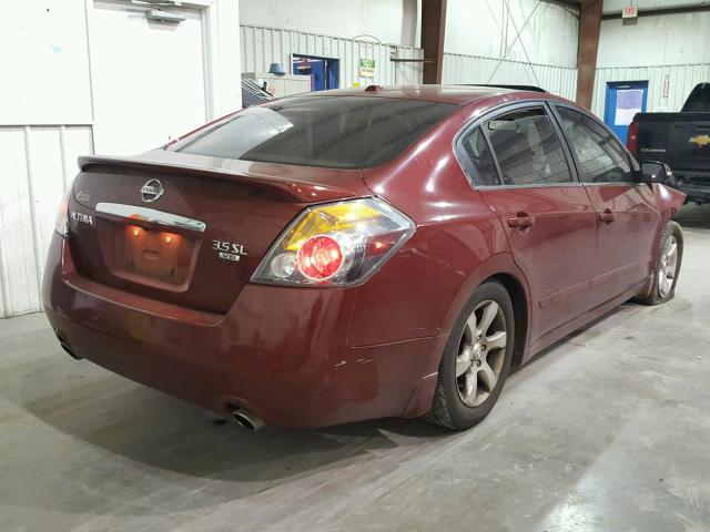 1N4BL21E47C186842 - 2007 NISSAN ALTIMA 3.5 MAROON photo 4