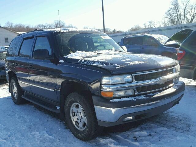 1GNEK13T24J317121 - 2004 CHEVROLET TAHOE K150 BLUE photo 1