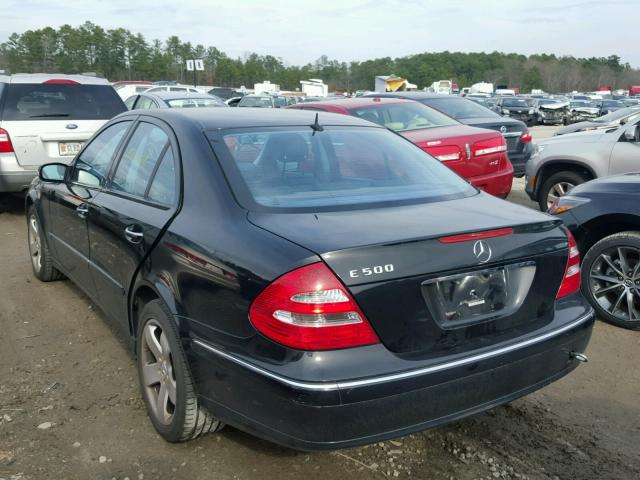 WDBUF70J03A343177 - 2003 MERCEDES-BENZ E 500 BLACK photo 3