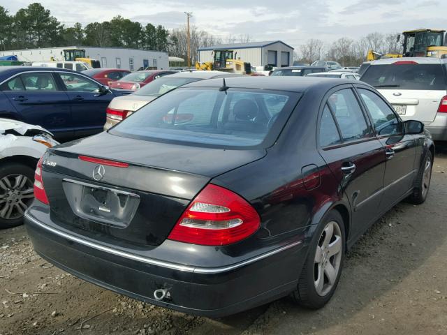 WDBUF70J03A343177 - 2003 MERCEDES-BENZ E 500 BLACK photo 4