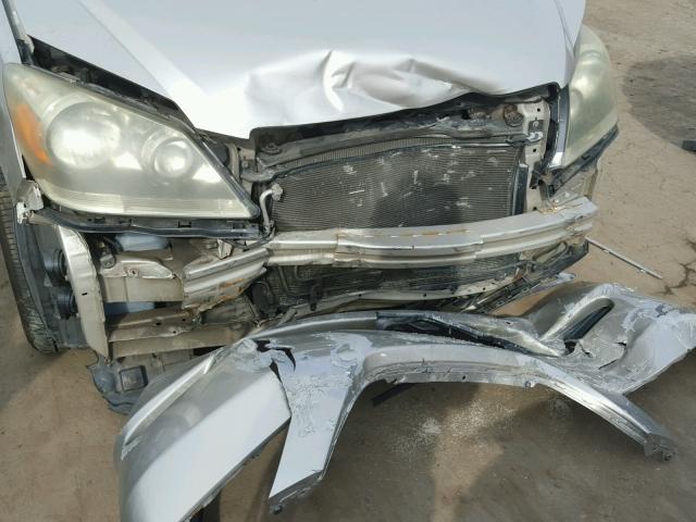 5FNRL38736B022098 - 2006 HONDA ODYSSEY EX SILVER photo 9