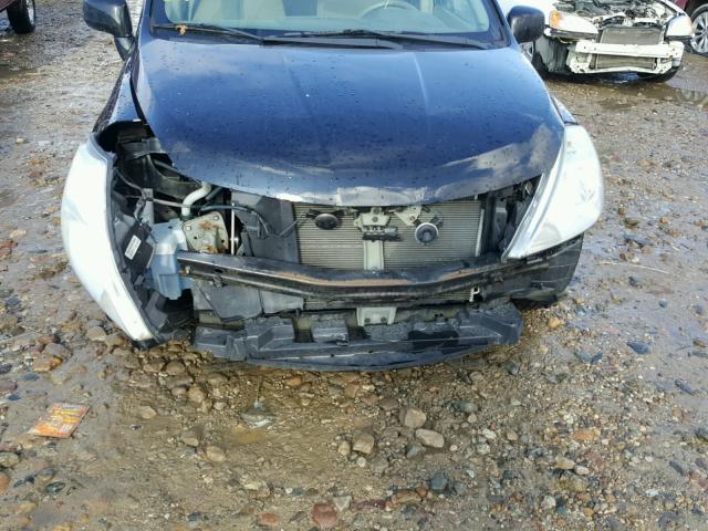 3N1BC11E88L354236 - 2008 NISSAN VERSA S BLACK photo 9