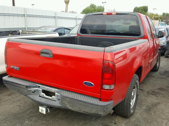 1FTRX17253NB70006 - 2003 FORD F150 RED photo 4