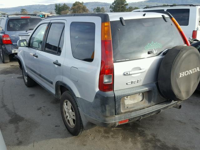 JHLRD78802C023197 - 2002 HONDA CR-V EX SILVER photo 3