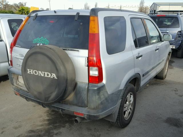 JHLRD78802C023197 - 2002 HONDA CR-V EX SILVER photo 4