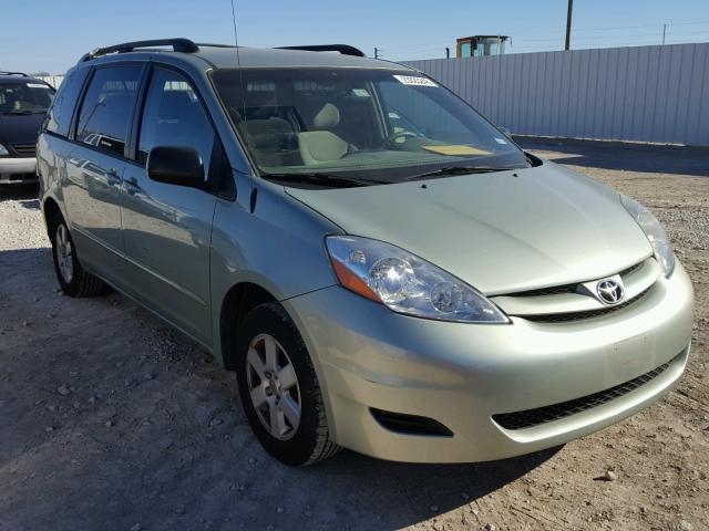 5TDZA23CX6S477966 - 2006 TOYOTA SIENNA CE GREEN photo 1