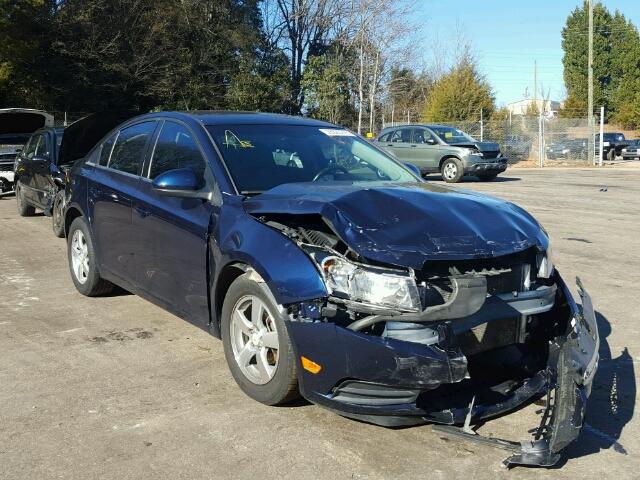 1G1PF5S92B7166318 - 2011 CHEVROLET CRUZE LT BLUE photo 1