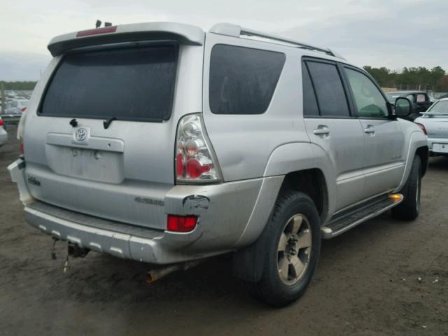 JTEBU17R138009931 - 2003 TOYOTA 4RUNNER LI SILVER photo 4