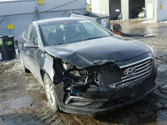 5NPE24AF7FH071153 - 2015 HYUNDAI SONATA SE BLACK photo 1