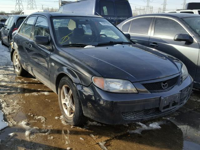 JM1BJ225331165291 - 2003 MAZDA PROTEGE DX BLACK photo 1