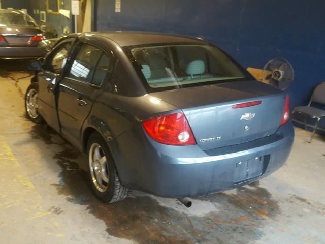 1G1AL55F177317978 - 2007 CHEVROLET COBALT LT BLUE photo 3