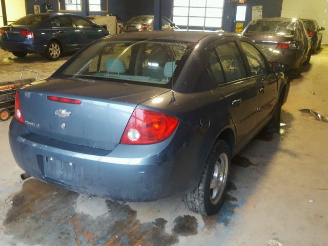 1G1AL55F177317978 - 2007 CHEVROLET COBALT LT BLUE photo 4