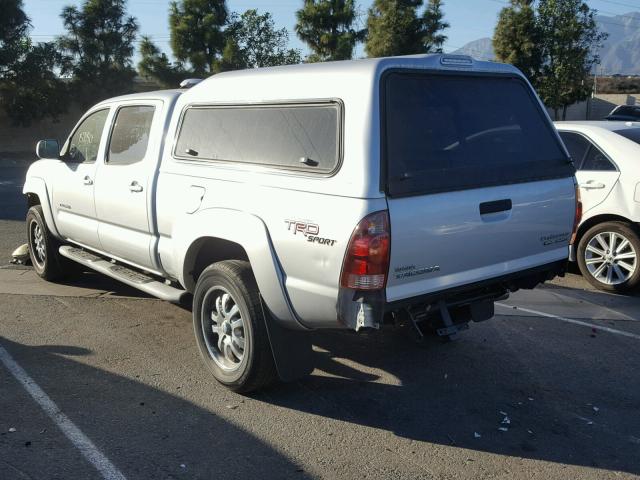 5TEKU72N46Z188657 - 2006 TOYOTA TACOMA DOU SILVER photo 3