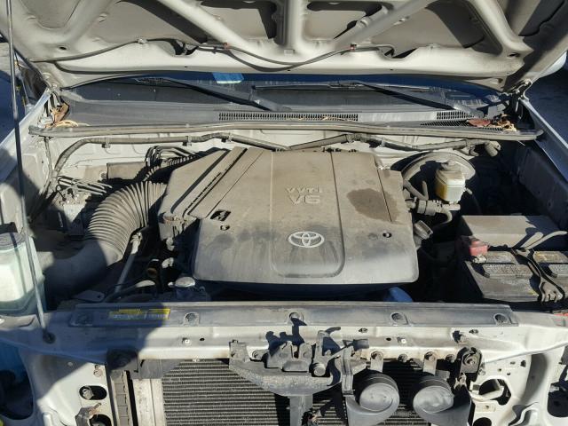 5TEKU72N46Z188657 - 2006 TOYOTA TACOMA DOU SILVER photo 7