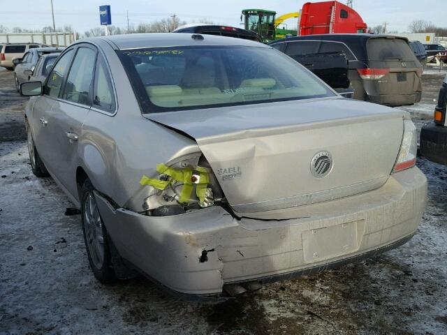 1MEHM42W99G628223 - 2009 MERCURY SABLE PREM SILVER photo 3