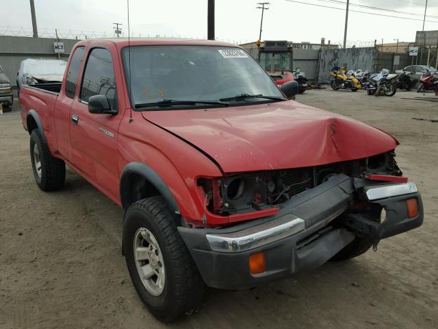 4TASN92N6XZ573011 - 1999 TOYOTA TACOMA XTR RED photo 1