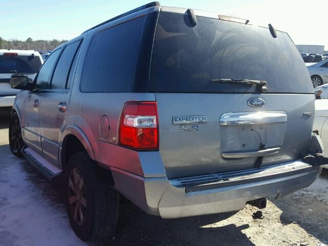 1FMFU15578LA73106 - 2008 FORD EXPEDITION SILVER photo 3