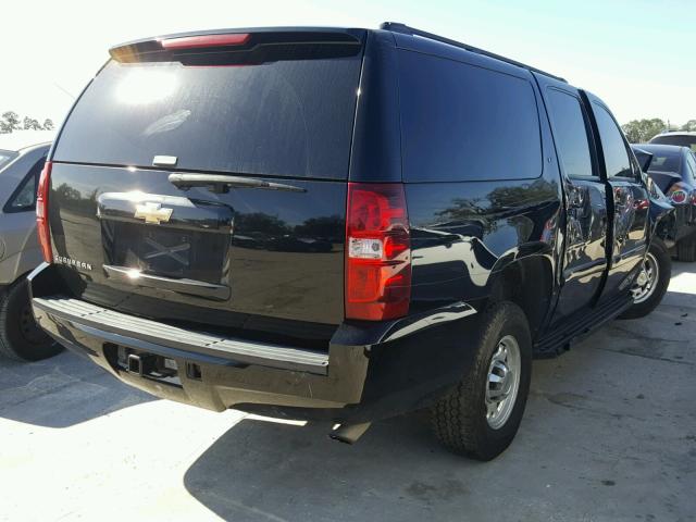 3GNGK26K08G308992 - 2008 CHEVROLET SUBURBAN K BLACK photo 4