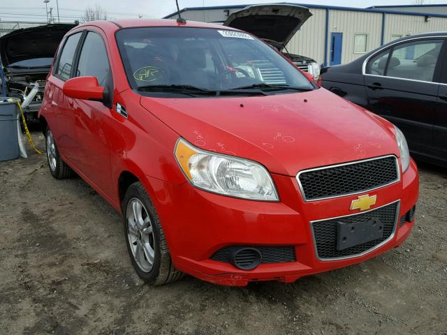 KL1TD6DE3AB133150 - 2010 CHEVROLET AVEO LS RED photo 1