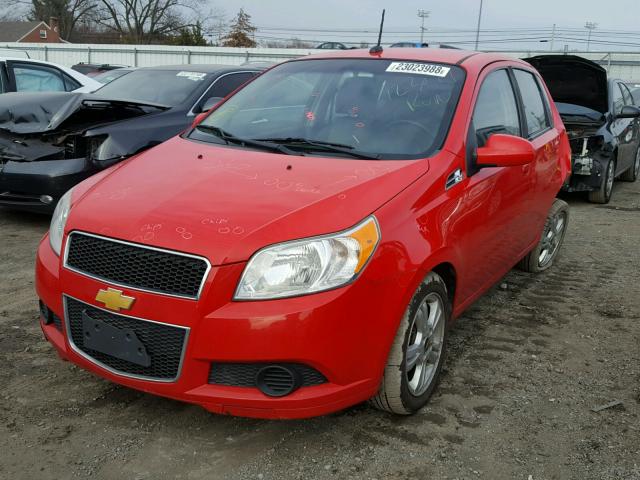 KL1TD6DE3AB133150 - 2010 CHEVROLET AVEO LS RED photo 2
