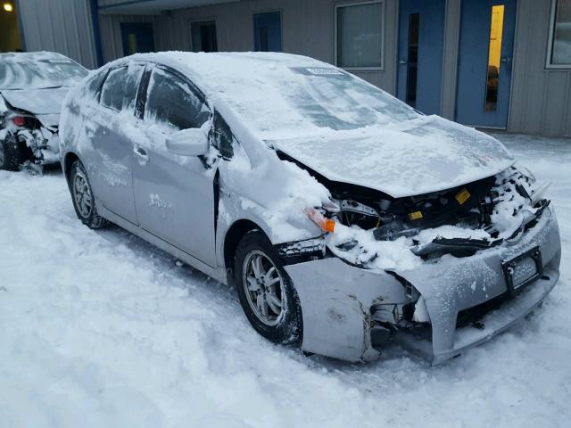 JTDKN3DU7A1293156 - 2010 TOYOTA PRIUS SILVER photo 1